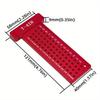 Aluminium Alloy Woodworking Scribe Ruler T-Square Hole Right Angle Protractor Layout