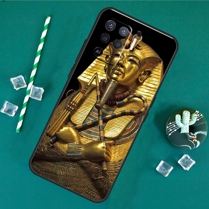 Egypt Egyptian Pharaoh Case For Oppo A17 A15 A40 A60 A80 A16 A76 A96 A18 A38 A58 A78 A98 A91 A57 A74 A94 A54S Cover