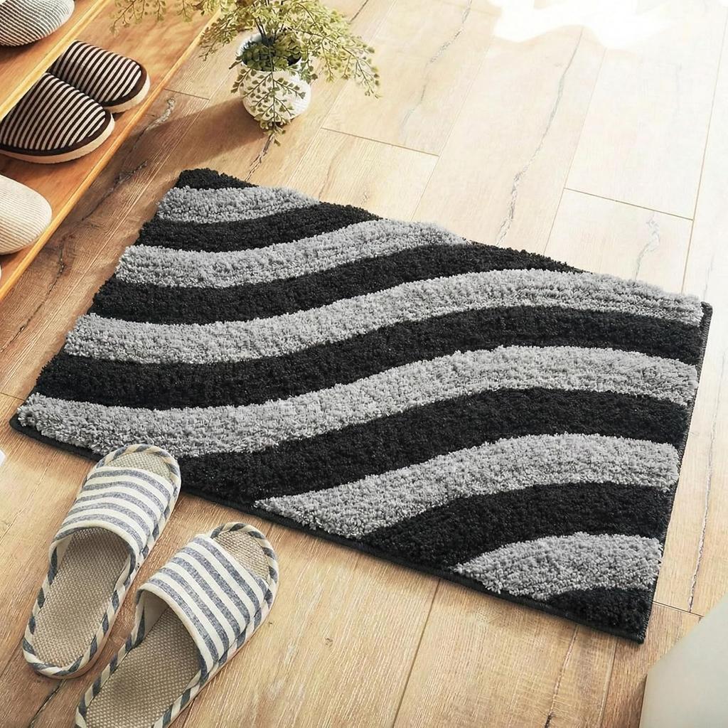 Super Soft Microfiber 2800 GSM Bathroom Mat – Anti Skid, Quick Dry, Water Absorbent, Machine Washable – Floor Mat for Bedroom,