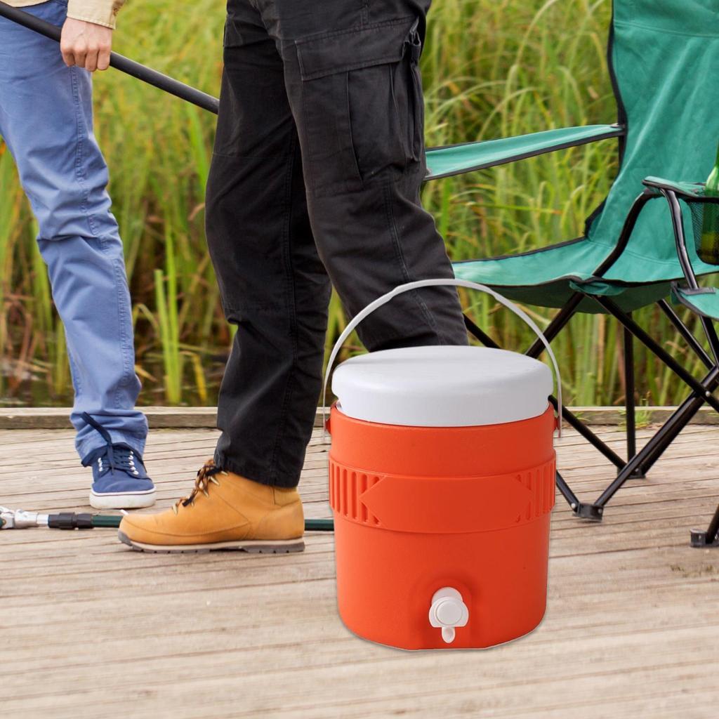 NEW Gallon Water Bottle 3.8L Camping Coolers Long-Lasting Insulation Beverage Serveware Portable Drink Dispensers For Outdoor