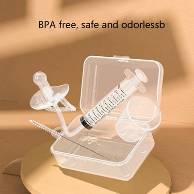 Baby-Pipetten-Spender Transparenter Schnuller Intelligenter Medikamenten-Spender Baby-Medikamenten-Spender Baby-Gadgets Baby-Fütterung