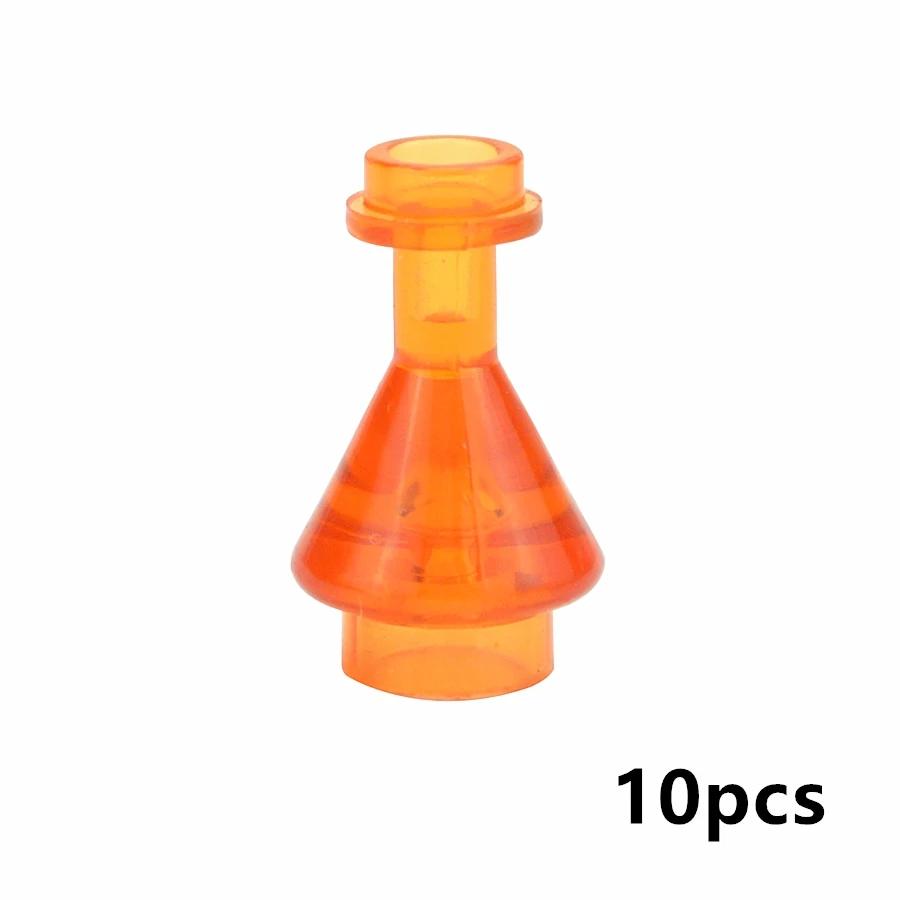 10 Pieces Transparent Wine bottle Pharmacy Flask Toysets Matches 93549 Creating Block DIY Building Assembly Learning Toy Ideal For Little Ones Gift