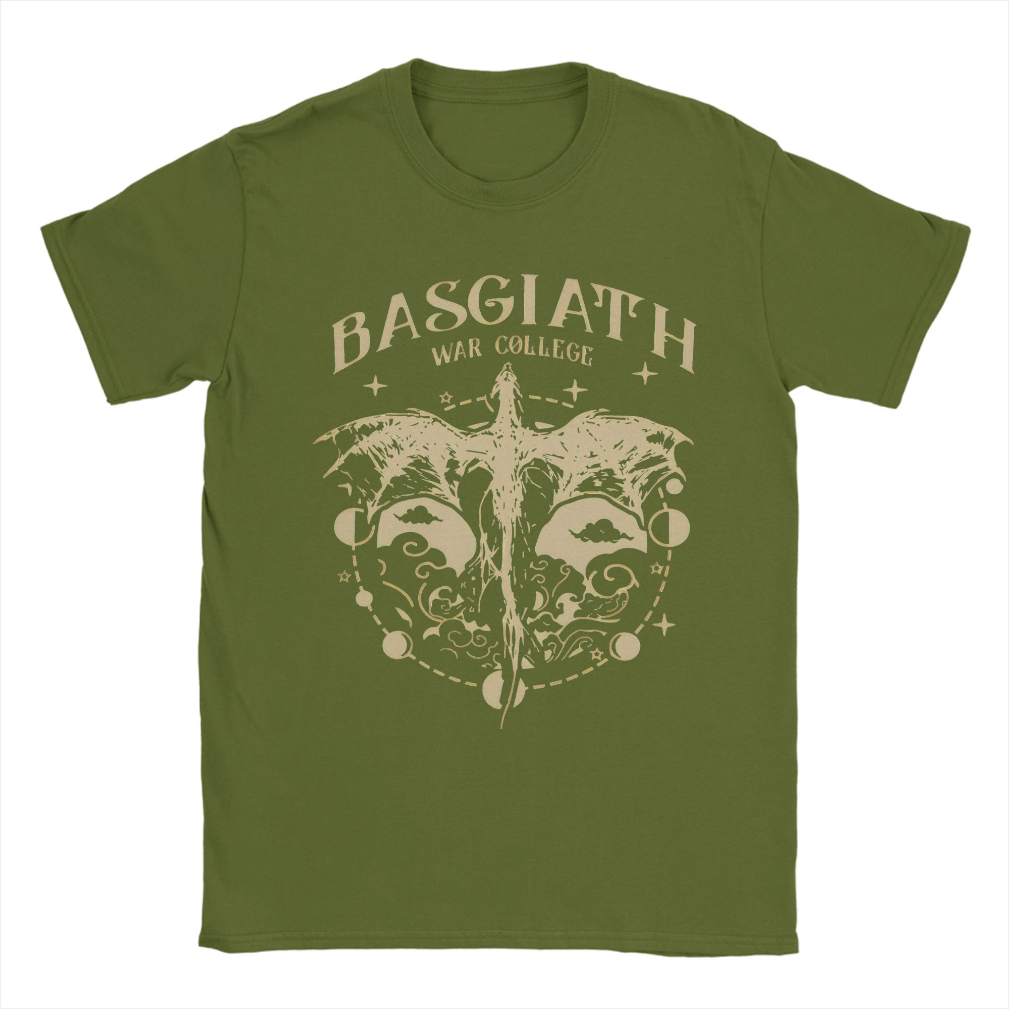 

Harajuku Basgiath War College 20 Fourth Wing T-Shirt Unisex 100%Cotton Short Sleeve Round Neck Summer Clothing 4XL