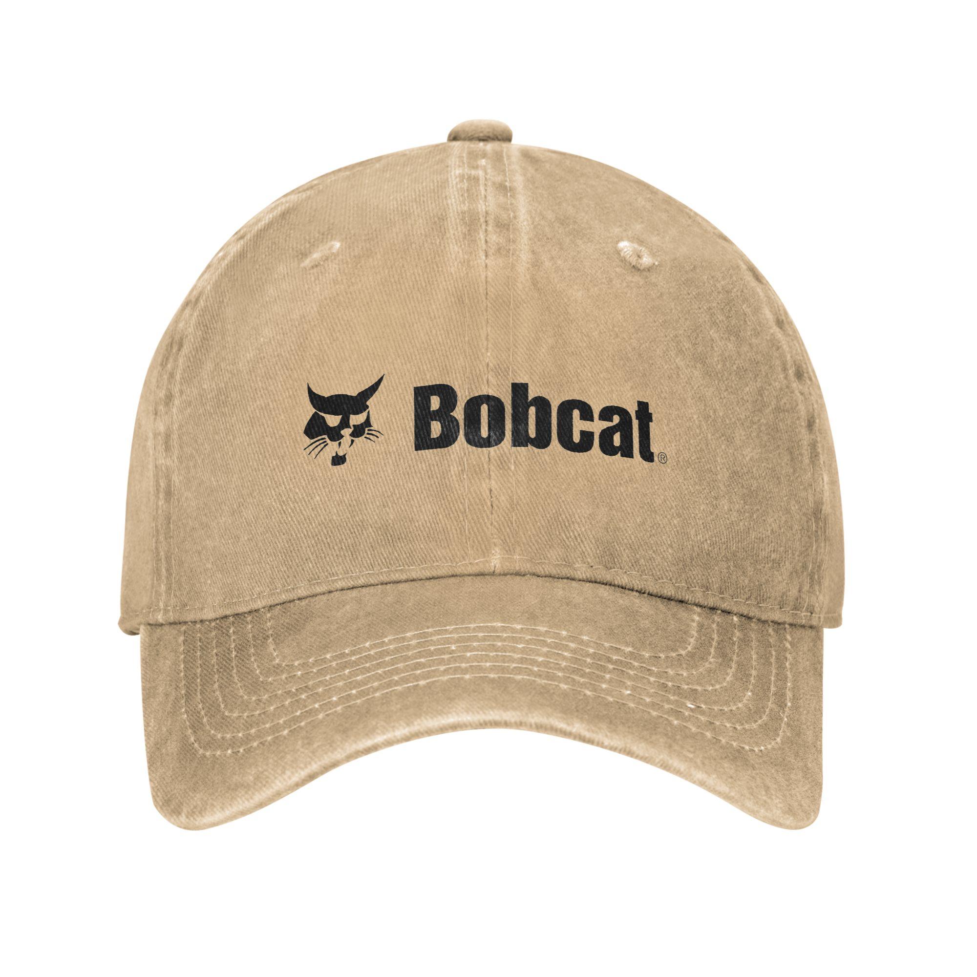 CBDed cap Bobcat Logo Denim Pet Casual Baseballpetten Verstelbare Pet Zomer Unisex Baseballpetten One Size