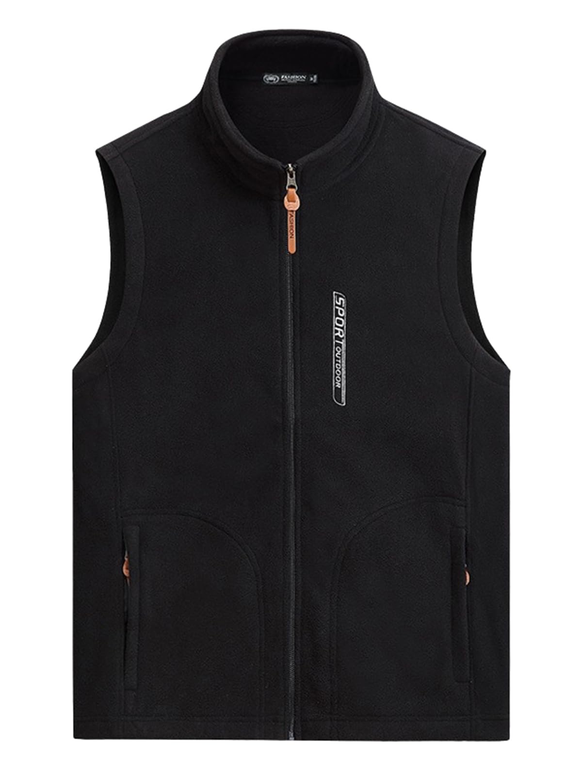 

Unifiss and Stylish for Fall and Perfect for Outdoor and Casual Perfect for men in their and this and zippered sleeveless jacket features pockets for