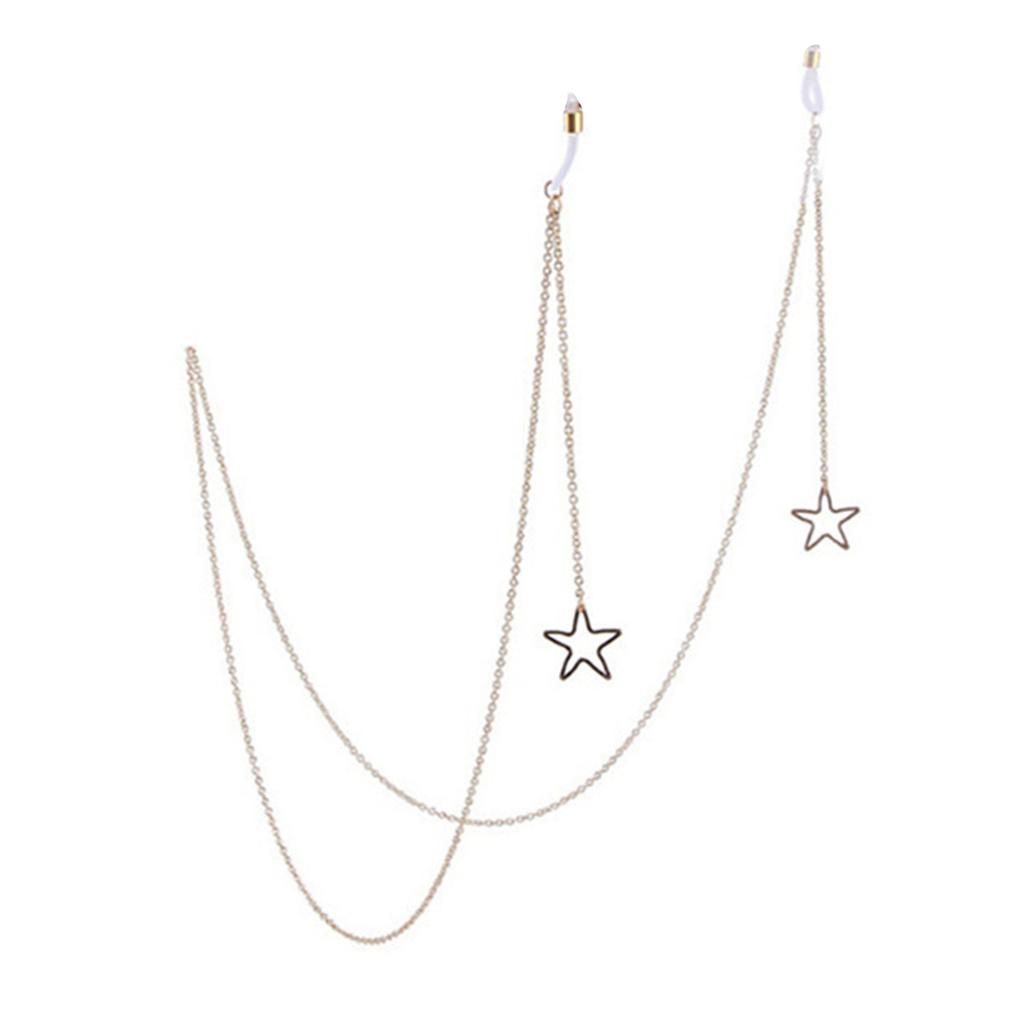 Artistic Star Glasses Chain Elegant Antiskid Glasses Chain Fashion Glasses Chain for Women and Students