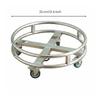 Stainless Steel Soup Bucket Cart Wheeled Insulated Trolley Food Service