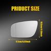 RH LH Side Heated Mirror Glass W/ Backing Plate For 2007 2008 2009 Mercedes E350
