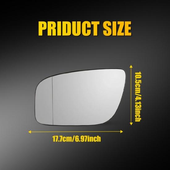 RH LH Side Heated Mirror Glass W/ Backing Plate For 2007 2008 2009 Mercedes E350