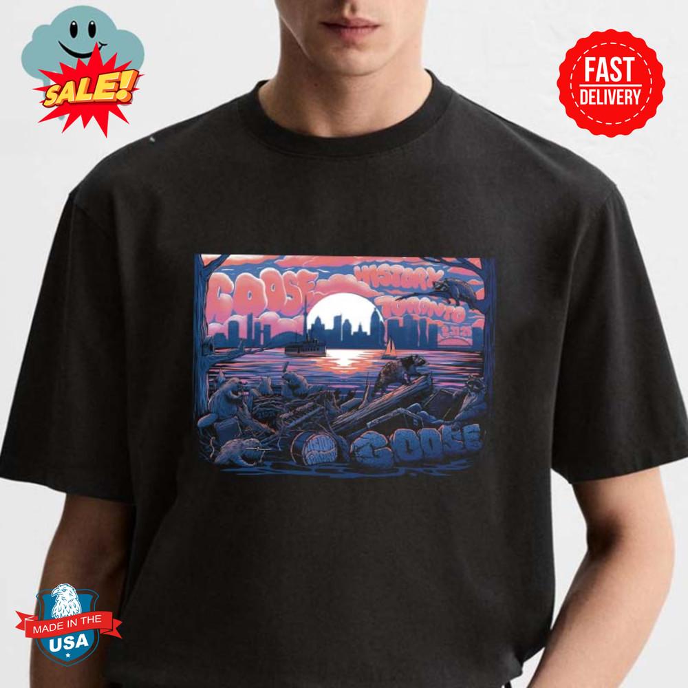 Goose The Band История Торонто 10 и 11 января 2025 года Футболка 3XL