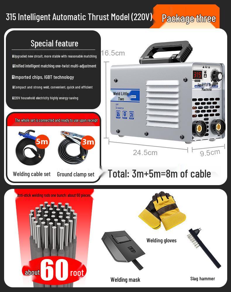 Han Xiao Er Electric Welder 220v/380v Portable Handheld Industrial Grade for Stainless Steel