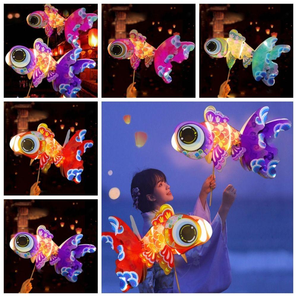 

Со светодиодной подсветкой DIY Середина осени Фонарь Ручной работы Середина осени Свет Лампа Реквизит для фотографий