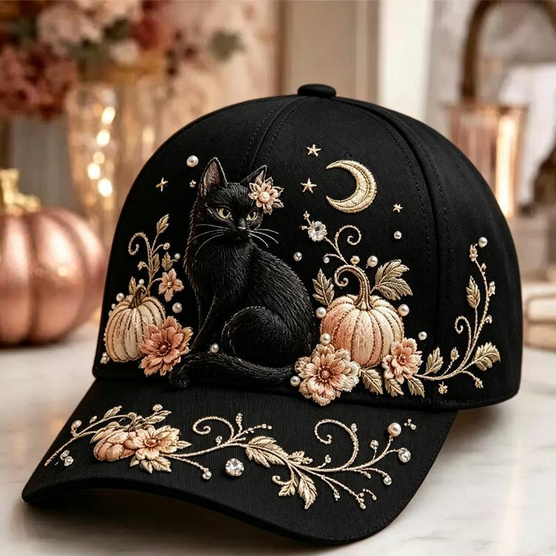 D print Halloween baseball cap women's spring and summer sunshade sun protection cap American style versatile fashion hat sun protection