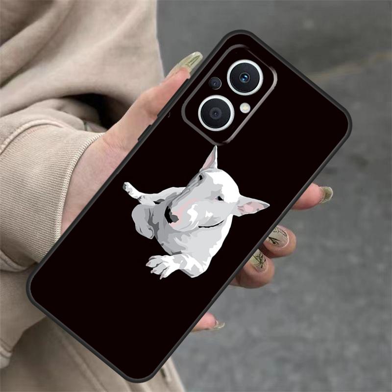 English Bull Terrier Dog Case For OPPO Reno 7 8 Lite 10 11 12 13 14 Pro 8T 12F 13F 14F OPPO Find X8 X6 X9 Pro Cover