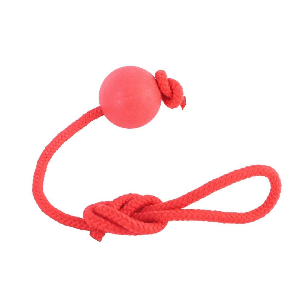 Round Shape Dog Chew Ball Cotton Rope Pet Rope Ball Small Dog Play Ball  Outdoor Fetch Game