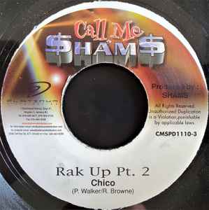 

7-дюймовая пластинка CHICO - Rak It Up Pt. 2 CMSPD11103 Позвони мне $хэм$ Ямайский регги, ска и даб Б/у