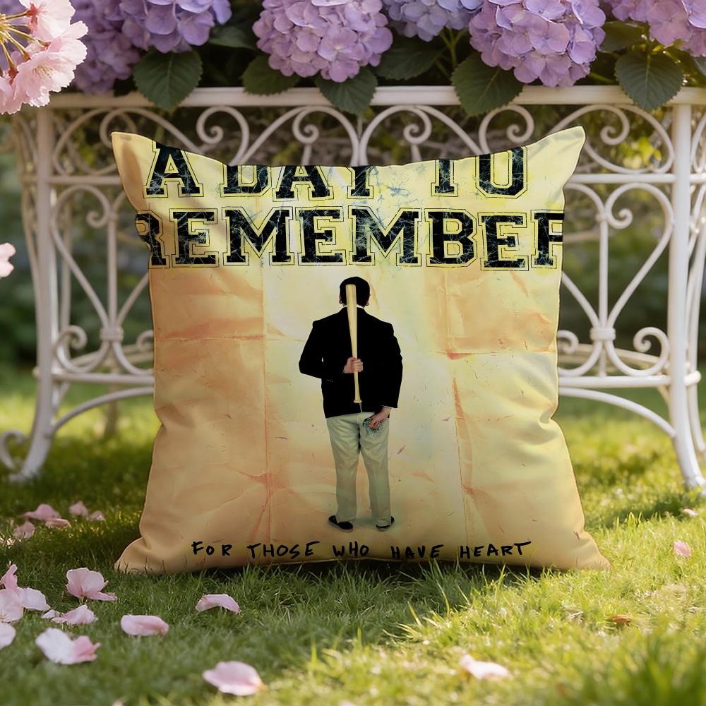 A Day to R-Remember Band Cushion Cover Home & Car Dual-Scene Pillow Cover: Reversible for Premium Comfort