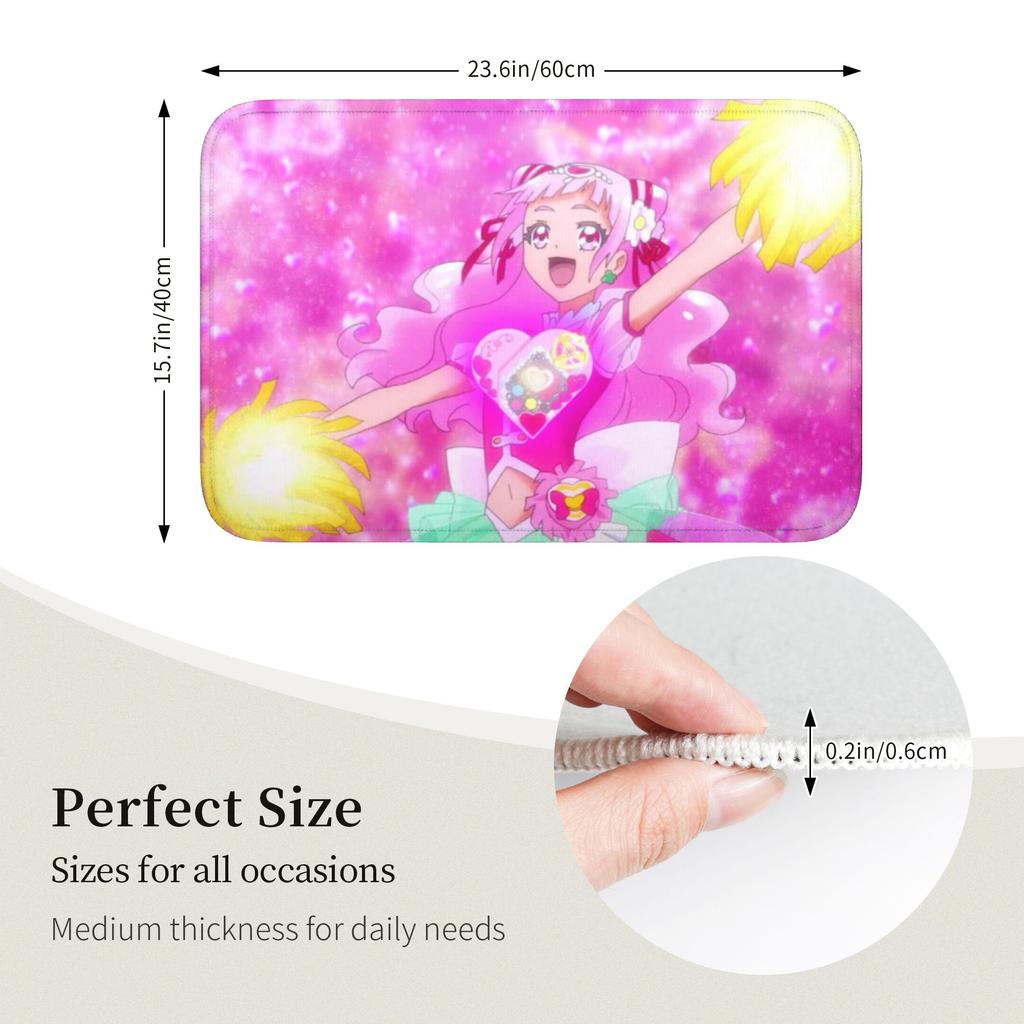 Custom Pretty C-Cures Doormat Non-Slip Entrance Welcome Kitchen Bath Floor Door Mat Sweet Angel Toilet Living Room Carpet Rug