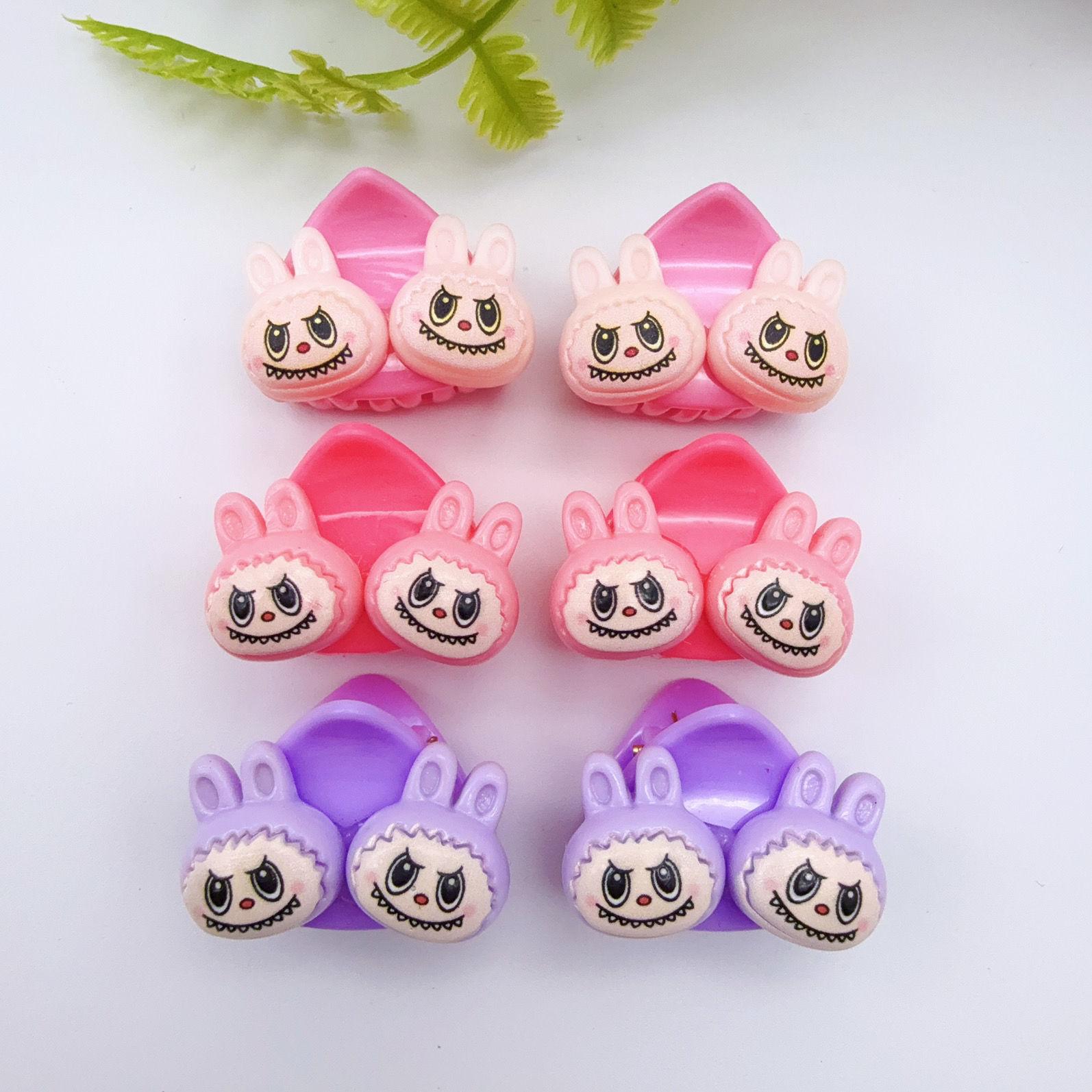 

Милые заколки Летние детские заколки из смолы с кошачьими ушками, Красочные и полные веселья, Заколки для волос для детей 3-6 лет rose-pink-purple