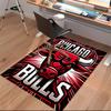 Chicago Bulls logo Print Area Rug-Soft,Washable Non-Slip Indoor Mat Office Chairs,Living Room,Home Office Decorative Rug