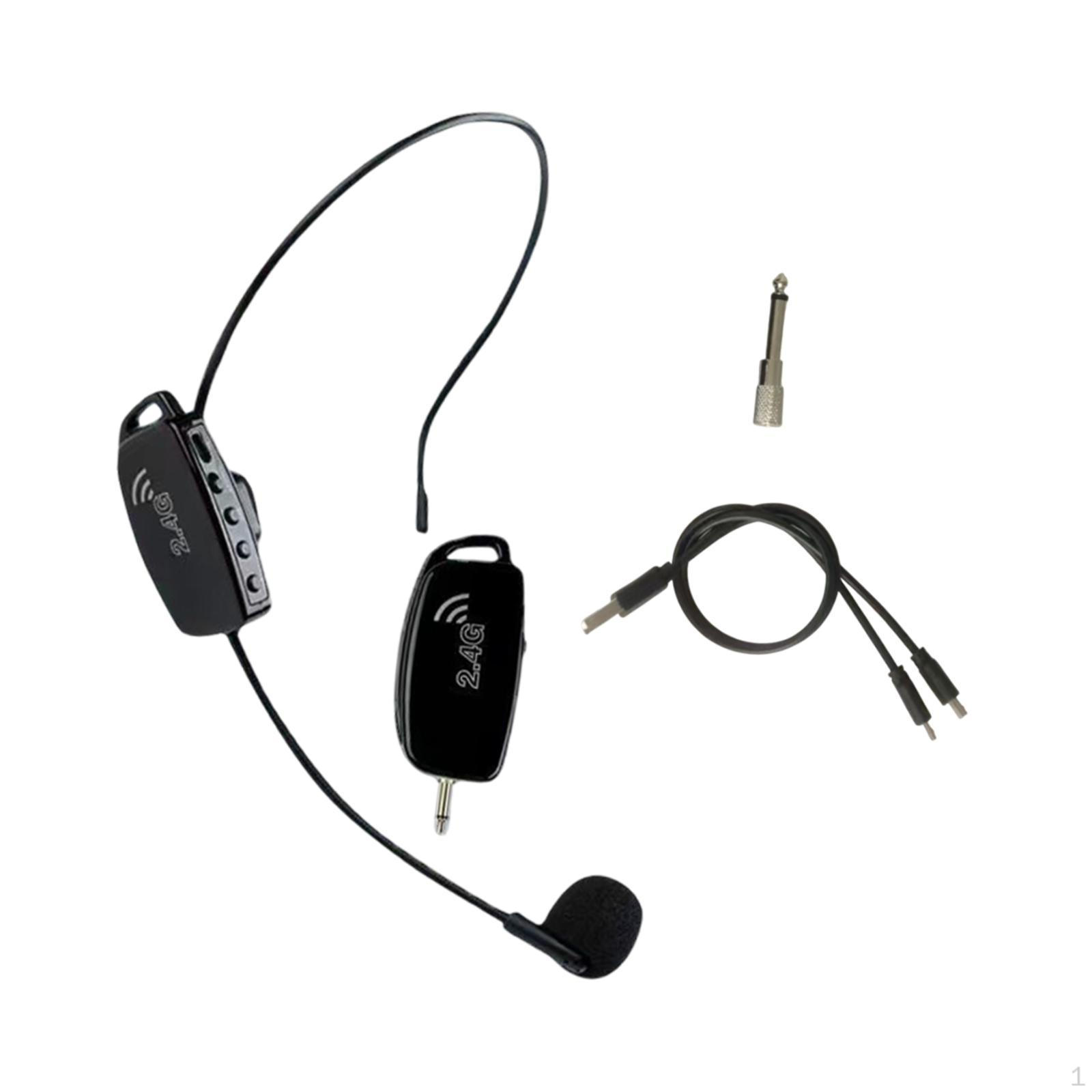 

Гарнитура с микрофоном, диапазон 50 м, многоцелевой аккумулятор для речевого фитнеса 1 Microphone
