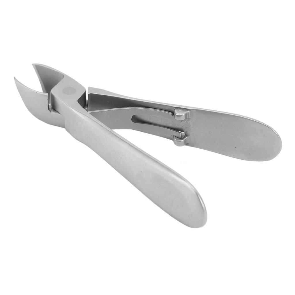 Large Slanted Nail Clipper Stainless Steel Large Opening Cuticle Nipper Bevel Fingernail Trimmer for