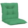 Garden Chair Cushions for Low Back Chairs 2 Pieces Green 100x50x7 Cm