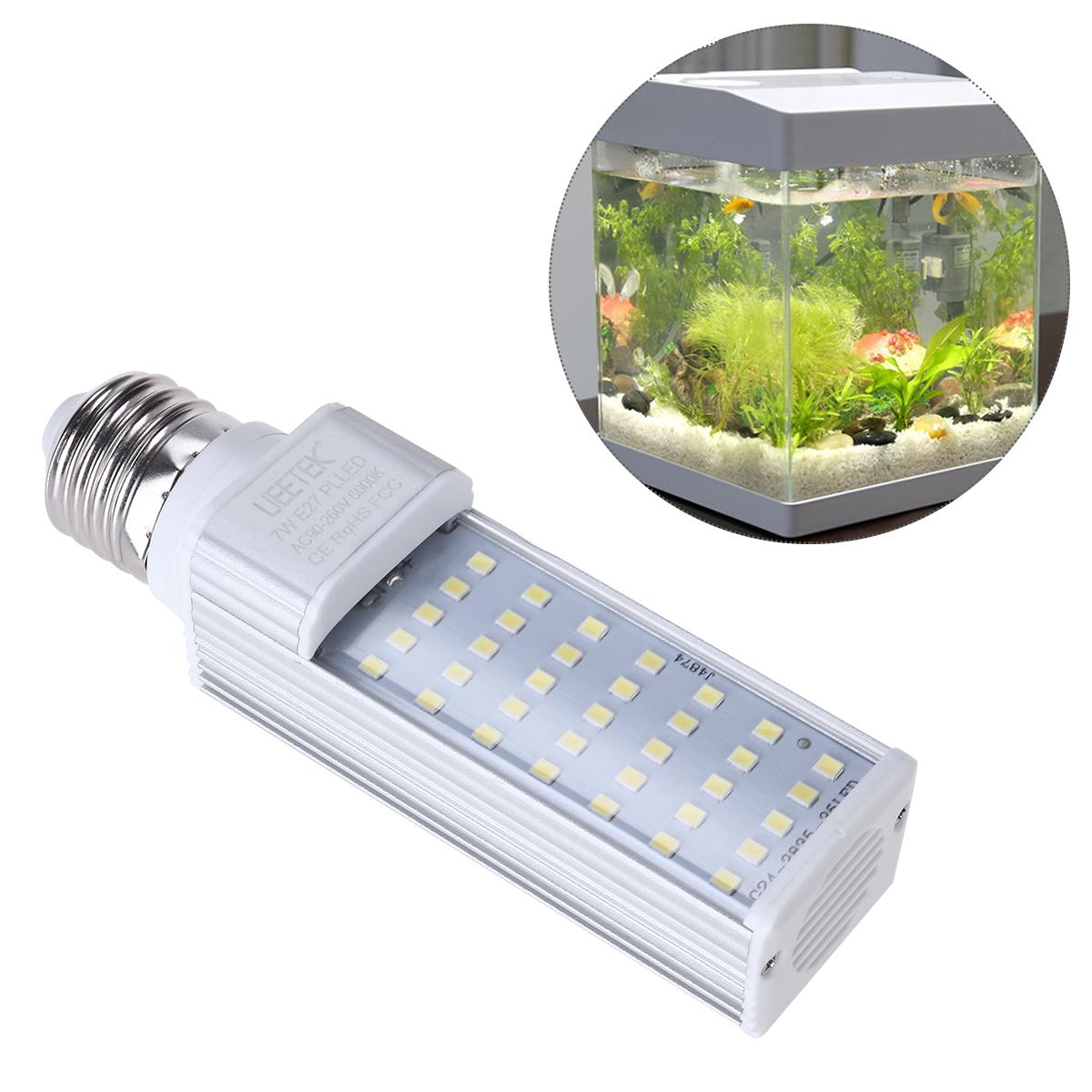 

UEETEK Aquarium Lights 7W E27 LED Bright Light for Turtle Repitle Turtle Lizard Habitat Aquarium Lighting Lamp Replacement