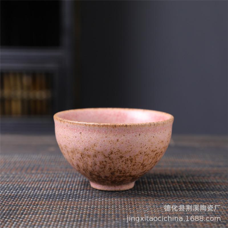 Ceramic Master Cup Kung Fu Teacup Retro Ceramic Cup Outdoor Camping Cup Household Coarse Pottery Tea Cup