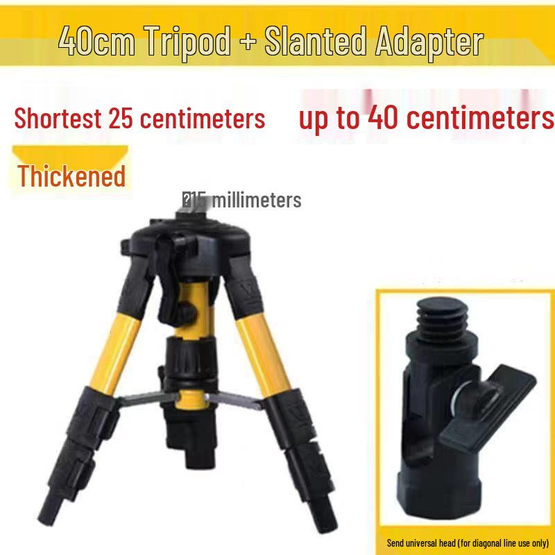 Infrared Laser Level Tripod with Steel & Aluminum Support Bracket