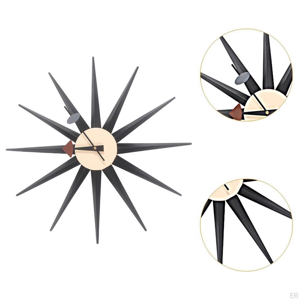 Clock, Decorative Housewarming Gift, Silent Ornament, Modern Wall Watch for Home, Office,