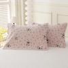 Cartoon Cotton Pillowcase Set - Soft, High-Density Gauze for Home or Dorm Use