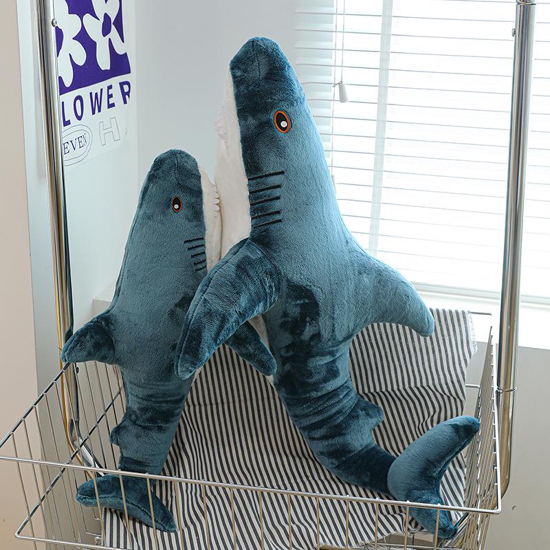 

Custom Plush Shark Pillow Toy - Bed Backrest & Birthday Gift for Girls 40cm [0.16kg]