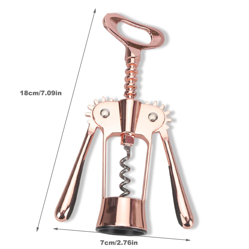 Zinc Alloy Champagne Wine Bottle Opener Stopper Corkscrew Cork Remover Saver Slicer Kit Gadget Tools Accessories Adult
