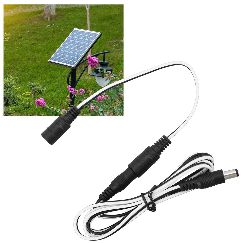 DC To DC Solar Extension Cable with Male Connector 5.5 To 2.1 Solar Panel Fan Connection Cable Wire