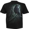 Spiral Shadow Raven (Unisex Black Short Sleeve Tshirts) Ex Large