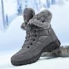 Snow Boots Men's Winter New Velvet Warm Trend High-top Men's Shoes Outdoor Mountaineering Thickened Men's Cotton Shoes