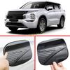 Carbon Fiber Car Fuel Tank Cap Trim Cover Stickers For Mitsubishi Outlander 2022 2023 2024 2025 ABS Auto Exterior Decoration