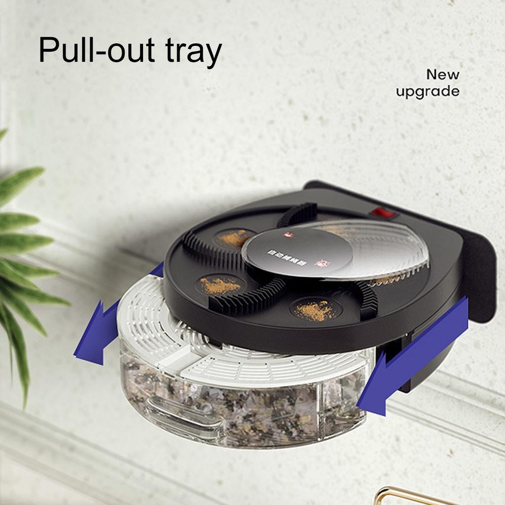 Black/White Wall Mount USB Rechargeable Flytrap Automatic Pest Catcher Fly Killer Electric Fly Trap Insect Pest Reject Control Catcher