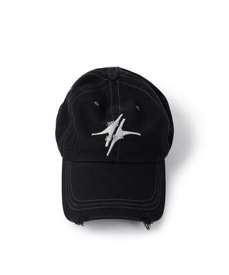 ETCE Destroyed Signature Logo Cap (Black)