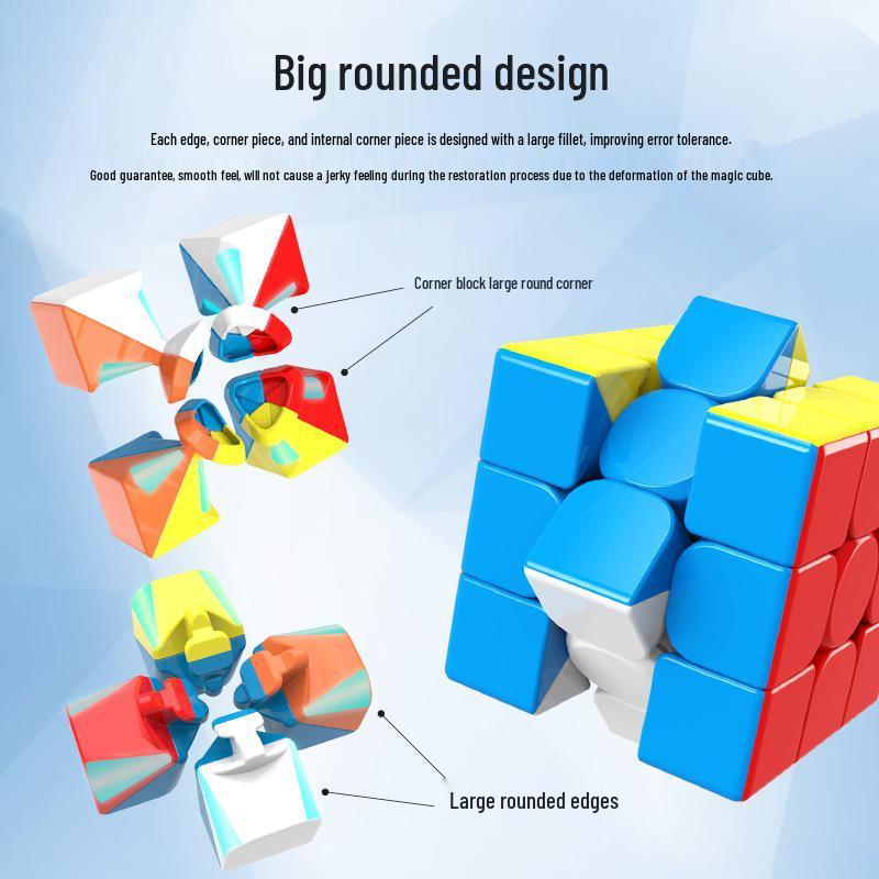 Charming Dragon 3rd-Order Magic Cube: Children's Educational Toy & Competition Puzzle