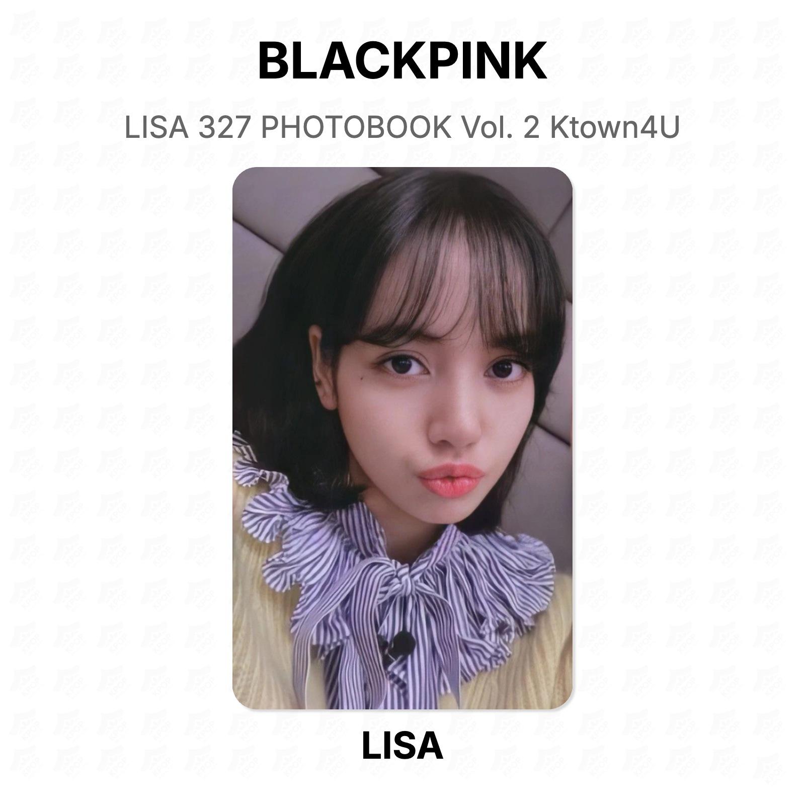 BLACKPINK LISA LISA 327 PHOTOBOOK Vol. 2 Ktown4U Official Photocard LISA