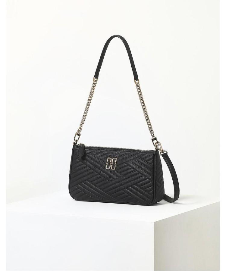 Daks Womens Accessories Black Carlyle Leather Small Shoulder Bag_Dcba6E362Bk