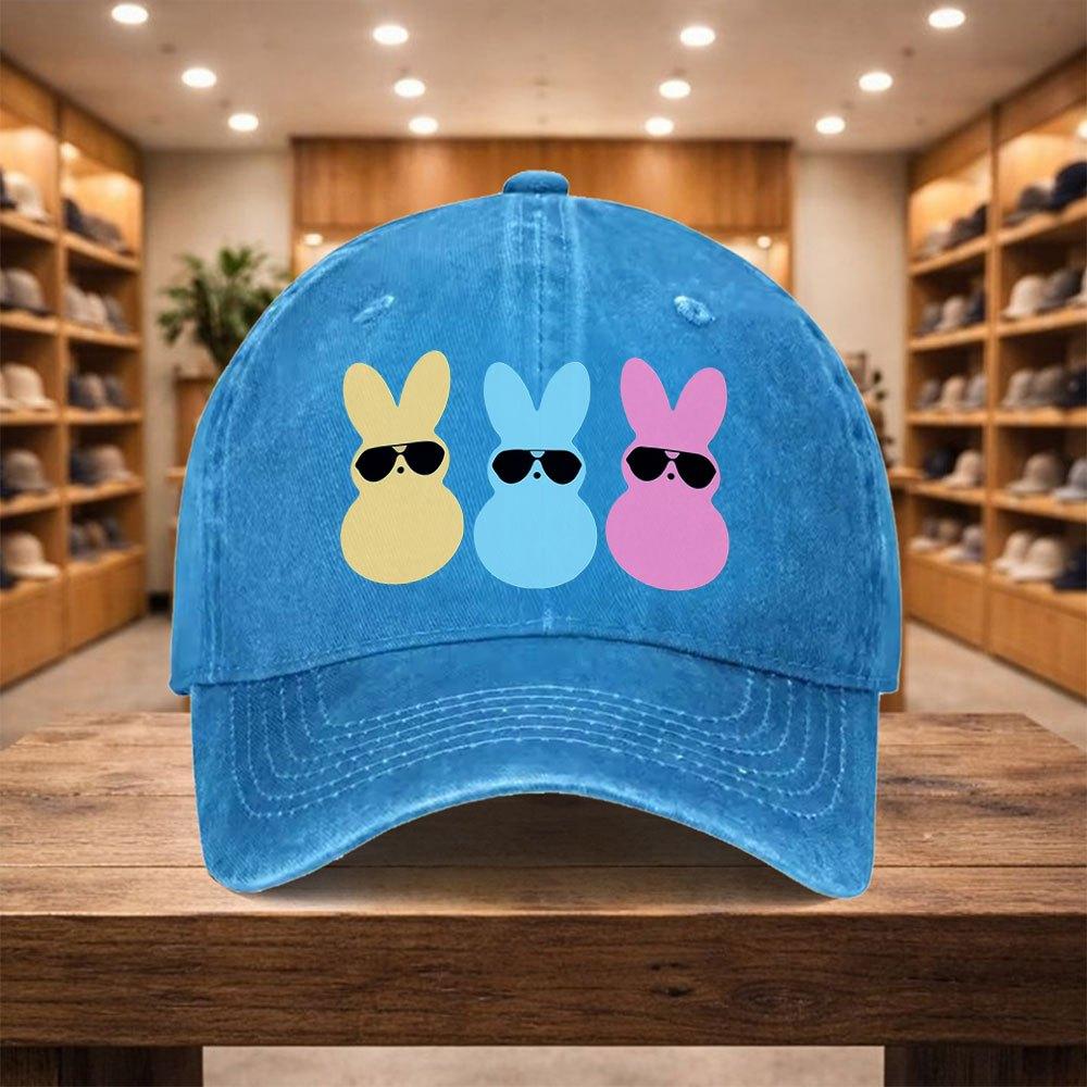 pc Adjustable Snapback Baseball Cap with Rabbit Lightweight Unisex Hat Suitable for Sports Travel Streetwear Birthdays T