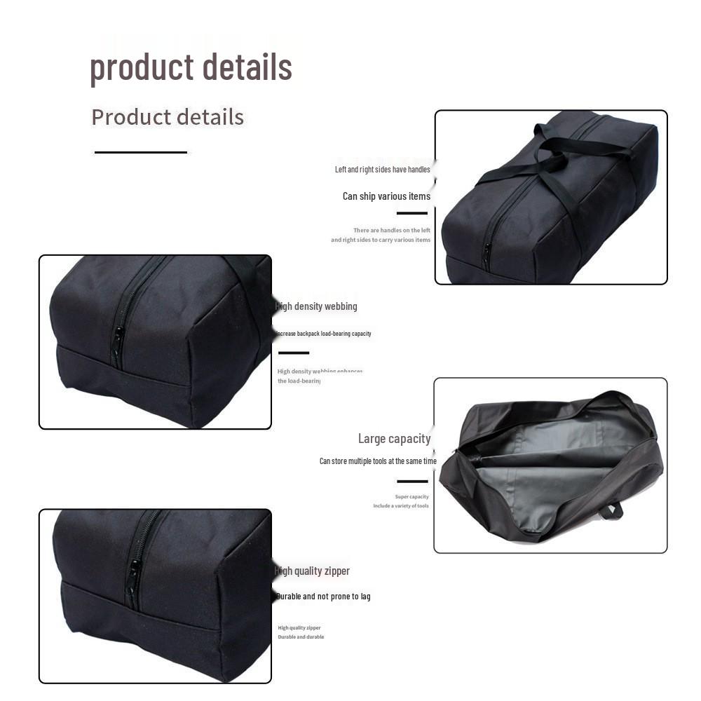 Waterproof Large Capacity Outdoor Camping Storage Bag - Thick, Dustproof, Rectangular Travel Awning Tent Bag