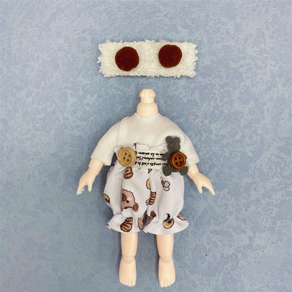 

Dress Uniform Ob11 Doll Clothes Skirt Bjd Doll DIY Dress Beautiful Doll Outfit DIY Dress Up style 9