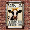 Metal Tin Sign Funny Home Decor Novelty Wall Art for Bar Cafe Garage Farmhouse Room