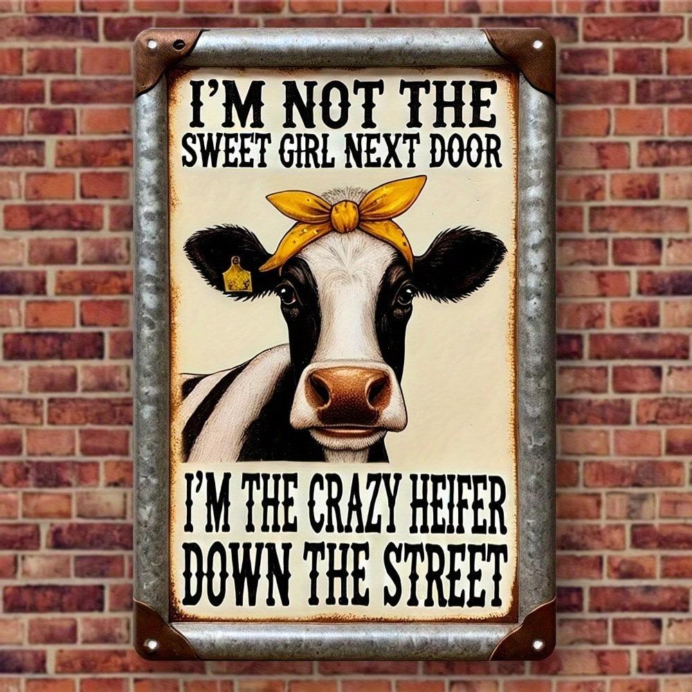 Metal Tin Sign Funny Home Decor Novelty Wall Art for Bar Cafe Garage Farmhouse Room