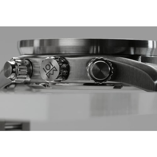 [HYAKUICHI 101] No.12 Hyakuichi Diver's Chronograph Watch, Men's, No Date, White Panda