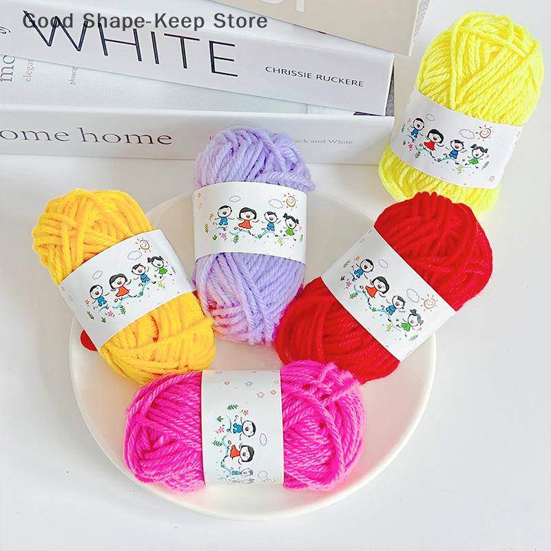 12Pcs Soft Warm DIY Cotton Wool Yarn Fine Quality Hand-Knitting Thread for Handmade Crochet Wool Warmth Hand-Knitting Thread